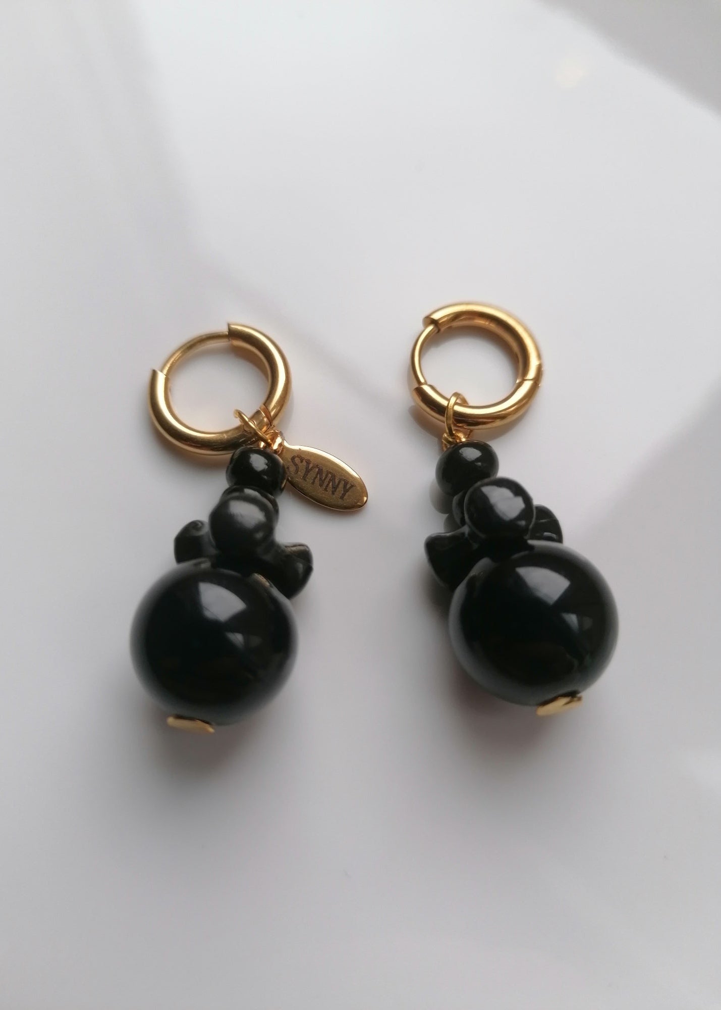 Oorbellen black