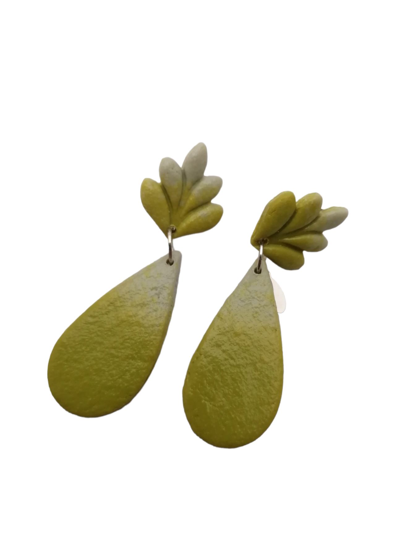 Oorbellen Drop with leaf