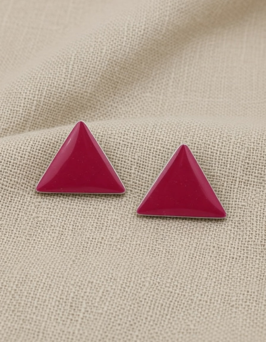 Oorbellen Elegant triangle