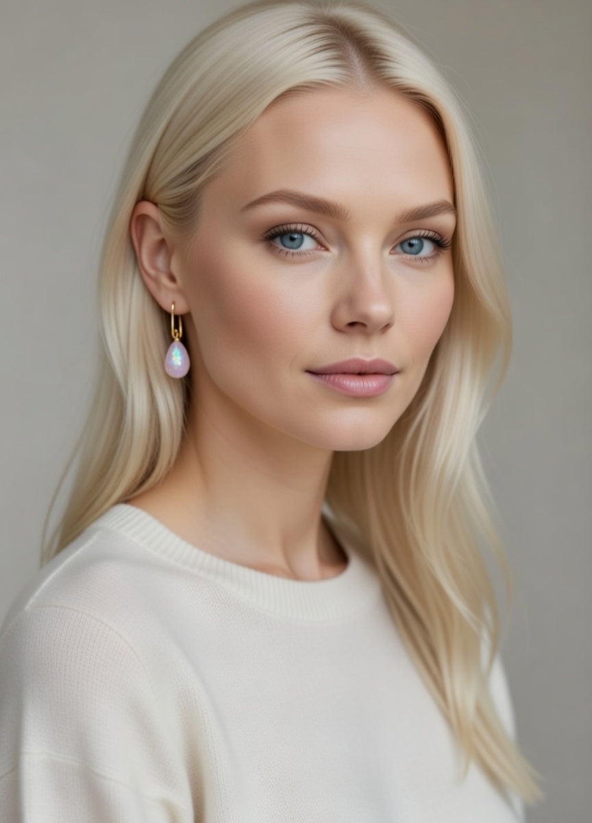 Oorbellen Shining pearl