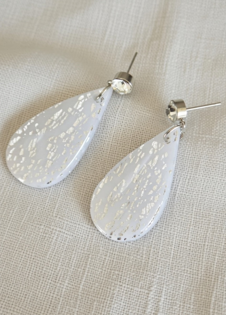 Oorbellen Drop with diamond