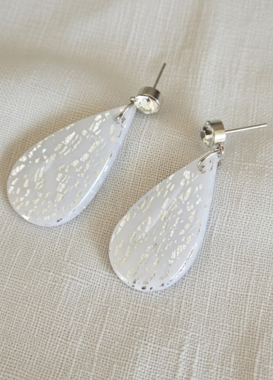 Oorbellen Drop with diamond